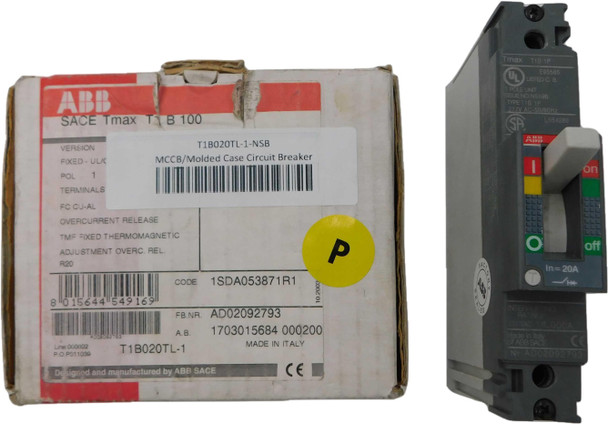 Abb T1B020TL-1 Molded Case Breakers (MCCBs)