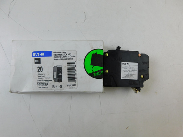 Eaton BRP120AFC Miniature Circuit Breakers (MCBs) BR 1P 20A 120V 50/60Hz 1Ph