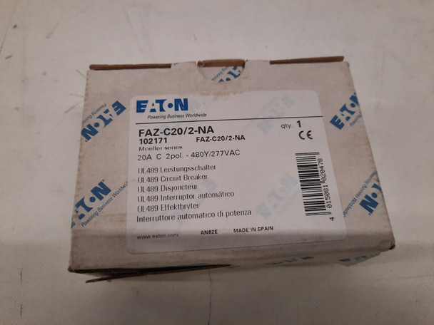 Eaton FAZ-C20/2-NA Miniature Circuit Breakers (MCBs)