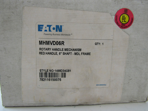 Eaton MHMVD06R Circuit Breaker Accessories