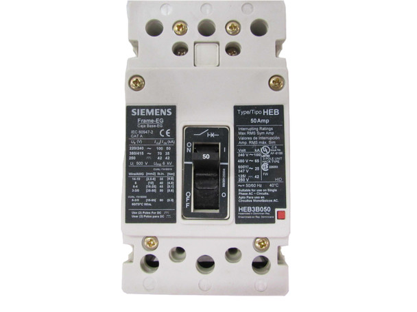 Siemens HEB3B050B Molded Case Breakers (MCCBs)