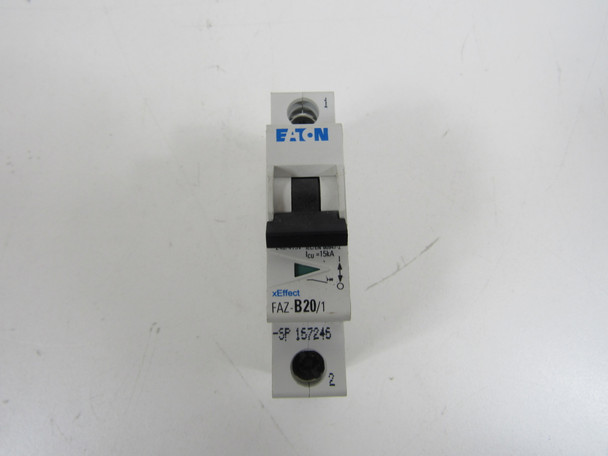 Eaton FAZ-B20/1 Miniature Circuit Breakers (MCBs) FAZ 1P 20A 277V 50/60Hz 1Ph