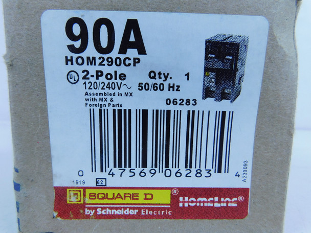 Square D HOM290CP Miniature Circuit Breakers (MCBs)