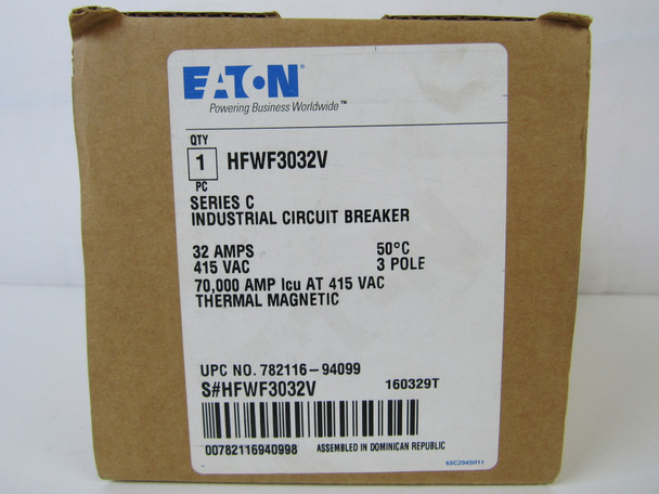 Eaton HFWF3032V Molded Case Breakers (MCCBs)