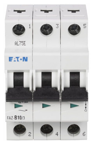 Eaton FAZ-D5/3-NA Din Rail Mounted Circuit Breakers 3P 5A 277V EA