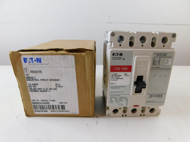 Eaton FDC3175 Molded Case Breakers (MCCBs)