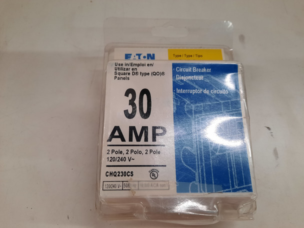 Eaton CHQ230CS Miniature Circuit Breakers (MCBs) CHQ 2P 30A 240V 50/60Hz 1Ph