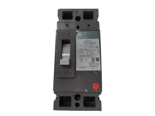 GE TEB122100WL Molded Case Breakers (MCCBs) TEB 2P 100A 240V 50/60Hz 1Ph