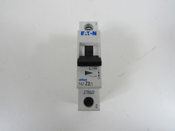 Eaton FAZ-Z2/1 Miniature Circuit Breakers (MCBs) FAZ 1P 2A 277V 50/60Hz 1Ph