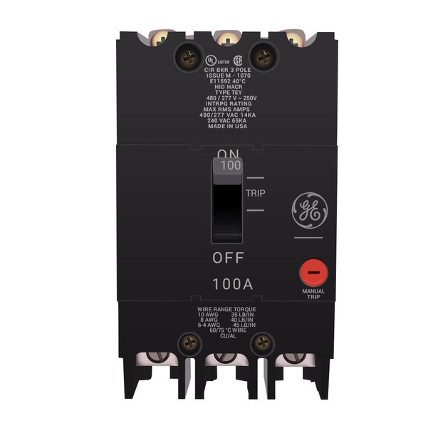 GENERAL ELECTRIC TEY3100 Miniature Circuit Breakers (MCBs)