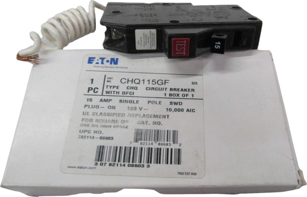 Eaton CHQ115GF Miniature Circuit Breakers (MCBs)