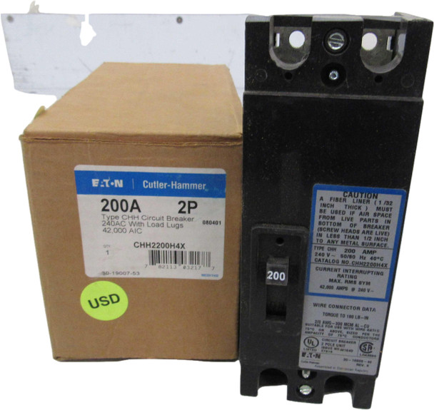 Eaton CHH2200H4X Molded Case Breakers (MCCBs)