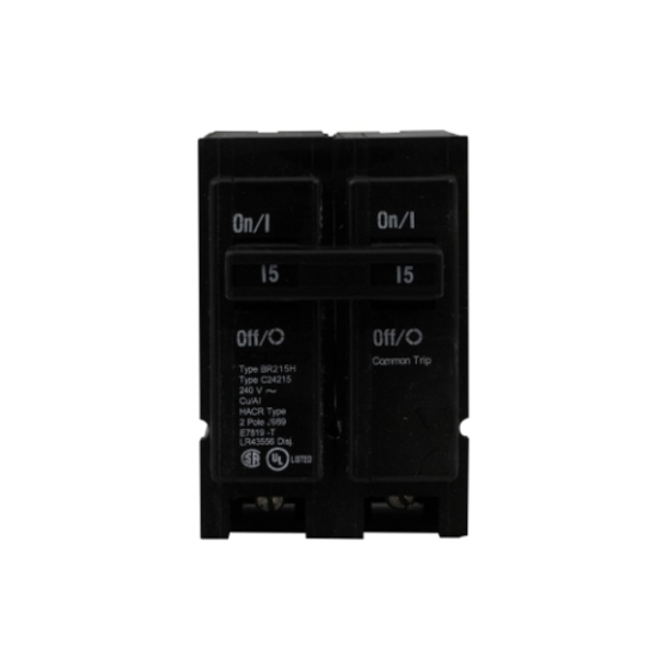 Eaton BR230H Miniature Circuit Breakers (MCBs) BR 2P 30A 120/240V 50/60Hz 1Ph EA
