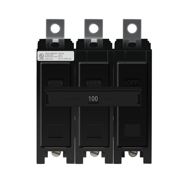 Cutler-Hammer BAB3100H Miniature Circuit Breakers (MCBs) 3P 100A 240V NULL EA