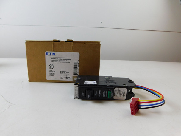 Eaton BABRSP1020 Miniature Circuit Breakers (MCBs) BAB 1P 20A 240V 50/60Hz 1Ph EA Remote Operation