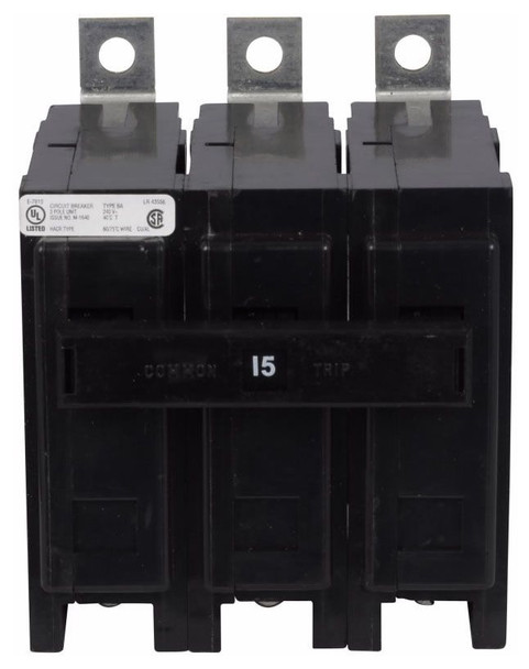 Eaton BAB3015H Miniature Circuit Breakers (MCBs) 3P 15A 240V EA Eaton BAB3015H Miniature Circuit Breakers (MCBs) 3P 15A 240V EA