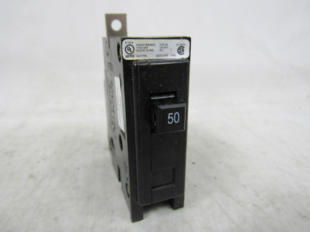 Eaton BAB1050 Miniature Circuit Breakers (MCBs) 1P 50A 120V EA