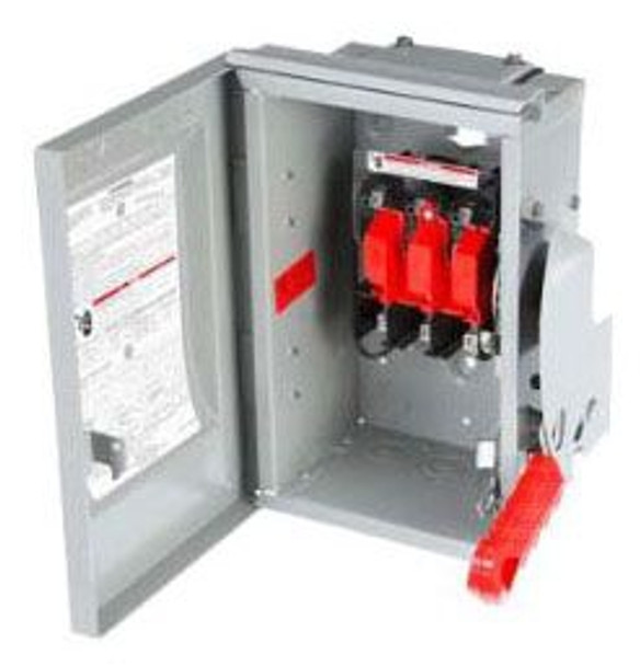 Siemens HNF261R Safety Switches HNF 2P 30A 600V 50/60Hz 1Ph Non Fusible 2Wire NEMA 3R Heavy Duty