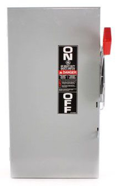 GE THN3363 Safety Switches THN 3P 100A 600V 50/60Hz 3Ph Non Fusible 3Wire NEMA 1 Heavy Duty