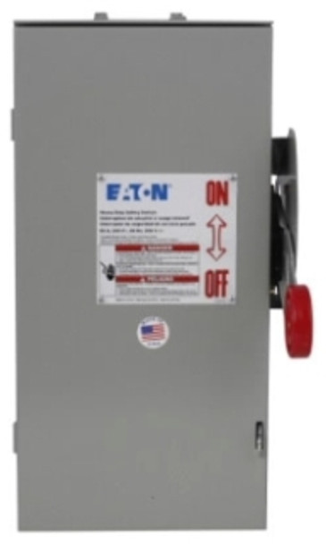 Eaton DH361FRK-CSA Safety Switches DH 3P 30A 600V 50/60Hz 3Ph Fusible 3Wire NEMA 3R