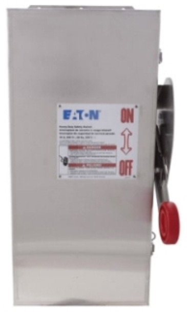 Eaton DH221FWK Heavy Duty Safety Switches DH 2P 30A 240V 50/60Hz 1Ph EA NEMA 4X Watertight/Oiltight