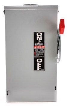 GE THN3363R Safety Switches THN 3P 100A 600V 50/60Hz 3Ph Non Fusible 3Wire NEMA 3R Heavy Duty