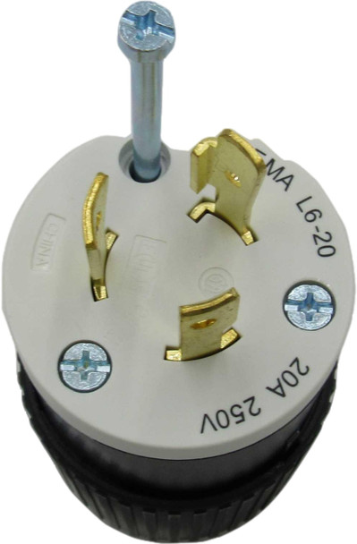 Hubbell L620P Plugs Locking Plug 2P 20A 250V