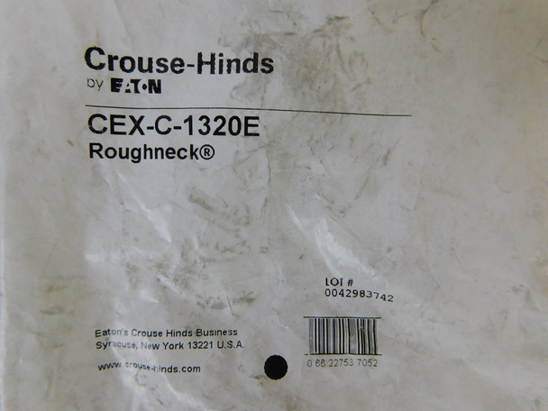 Crouse-Hinds CEX-C-1320E Connectors Cam-Lok Roughneck