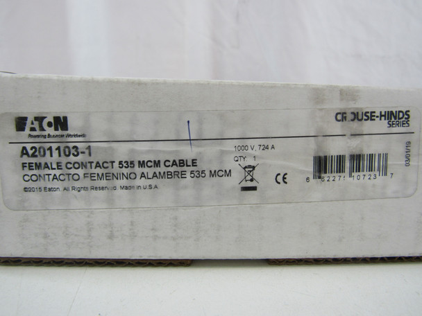 Eaton A201103-1 Plug/Connector/Adapter Accessories Female Contact 898A 1000V 50/60Hz