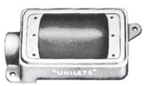 OZ Gedney FD-1-75 Conduit Bodies FD Zinc Plated 1 Gang