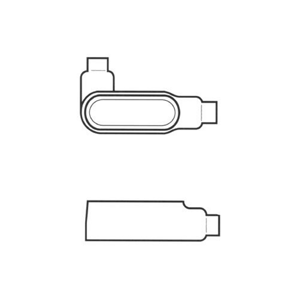 Plasti-Bond PRLL107 Conduit Bodies Conduit Body with Cover