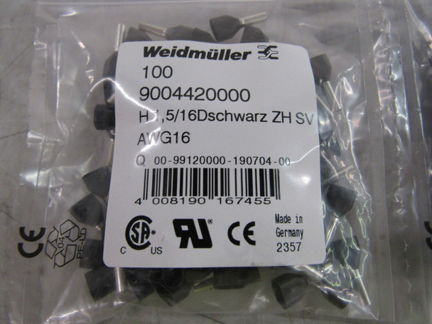 Weidmuller 9004420000 Misc. Cable and Wire Accessories Ferrule 100BOX