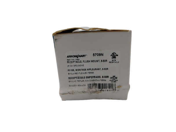 Eaton 5709N Single Flush Receptacle Outlet