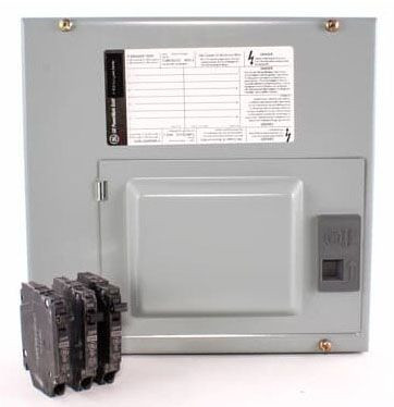 GE TLM812SCUD1K Loadcenters and Panelboards 1P 125A 240V 50/60Hz 1Ph 3Wire 16Cir 8Sp NEMA 1