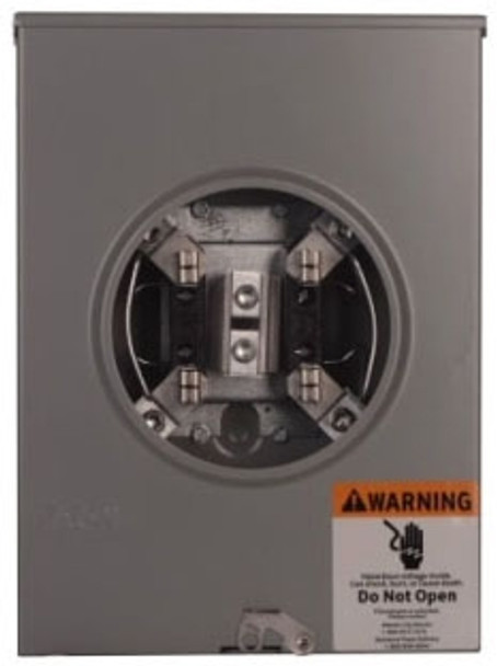 Eaton UHIRS213BCVCH Meter Sockets Ringless 200A 600V 50/60Hz 1Ph 3Wire 4Jaws EA NEMA 3R