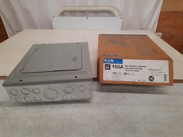 Eaton BR1020B100S11 Loadcenters and Panelboards BR 1P 100A 240V 50/60Hz 1Ph 3Wire 20Cir 10Sp EA NEMA 1
