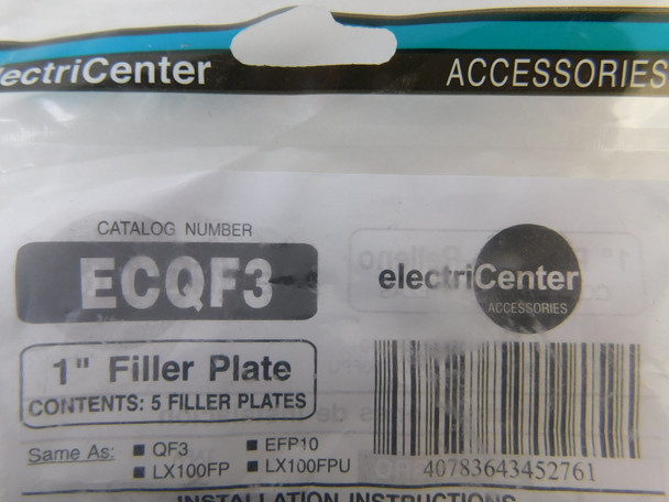 Siemens ECQF3 Meter and Meter Socket Accessories Filler Plate