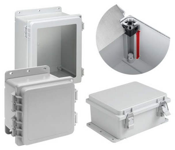 Hoffman A181610PHC Electrical Enclosures PolyPro Enclosure NEMA 4/4X/13