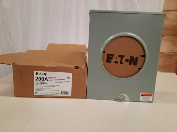 Eaton URS212ACH Meter Sockets 200A 600V 50/60Hz 1Ph 3Wire NEMA 3R