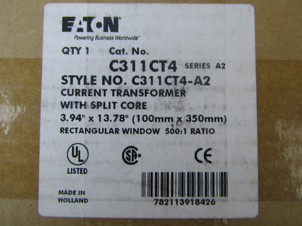 Eaton C311CT4 Current Transformers Split Core 500:1A