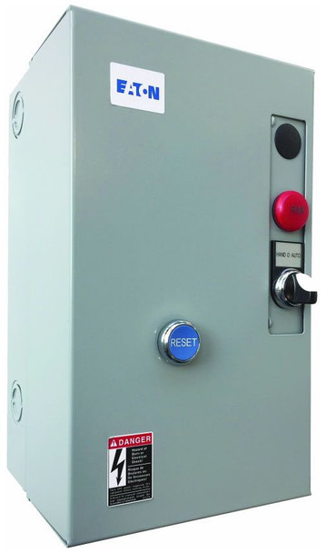 Eaton ECX11E1TJA Enclosed Contactors NON-COMBINATION 15A 600V 50/60Hz 3Ph NEMA 1 24V Non-Reversing