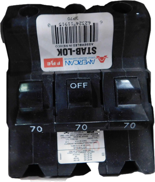 Unbranded 3P70 Miniature Circuit Breakers (MCBs)