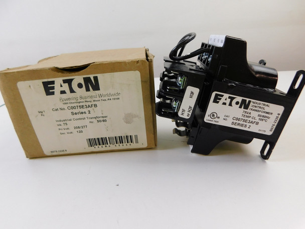 Eaton C0075E3AFB Control Transformers 277V 50/60Hz 75kVA