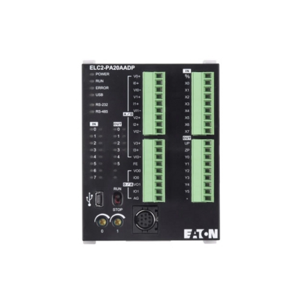 Eaton ELC2-PB12NNDP Programmable Logic Controllers (PLCs) Programmable Logic Controller 24V 5mA 8 Input AC, 4 Output Relay