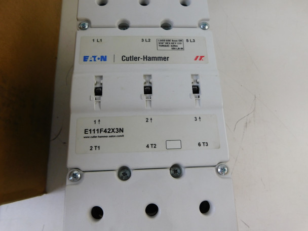 Eaton E111F42X3N Other Contactors Open 3P 420A 24V 50/60Hz 3Ph 350HP F Frame