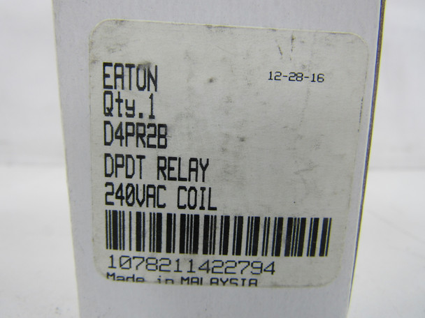 Eaton D4PR2B Relays 2P 240V