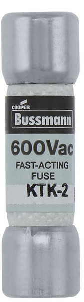 Bussmann KTK-2 Class CC 2A 600VAC Midget Fuse