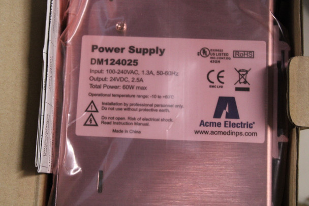 Acme DM124025 Other Power Supplies Din Rail EA