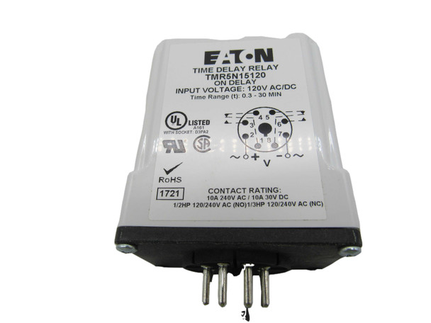 Eaton TMR5N15120 Relays Time Delay Relay 120V