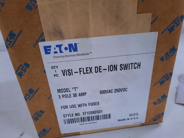Eaton 371D392G01 Disconnect Switches 3P 30A 600V 50/60Hz